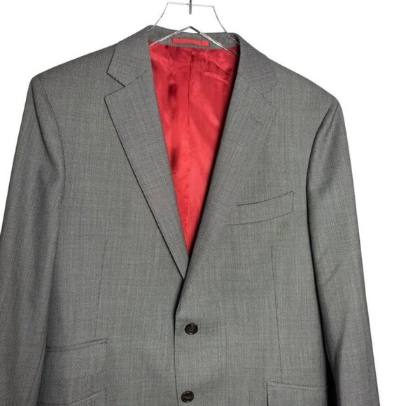 SUIT SUPPLY Mens wool Sport Coat Jacket Blazer size 42 R 42R (Italian 52R) - Picture 2 of 9